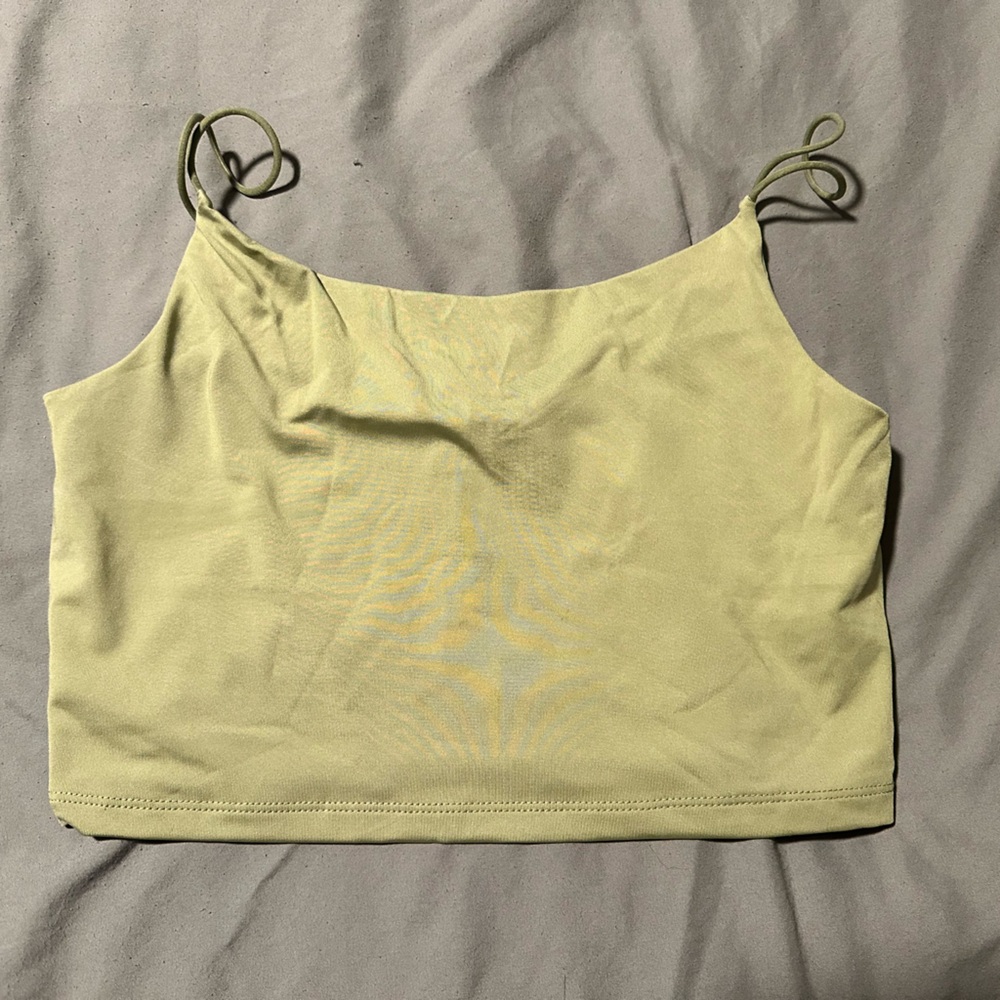Green Women's Crop Top